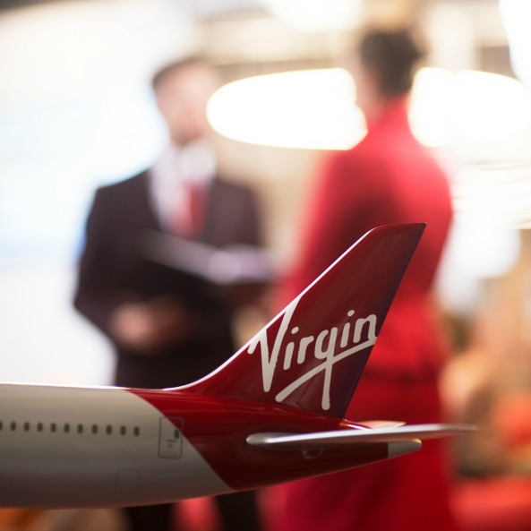 Virgin Atlantic model plane